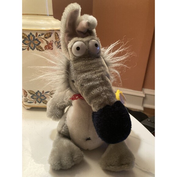 Vintage Dakin Pavlov Plush 1983 w/  Watch Stuffed Animal w/ Original Tags Comic - Picture 1 of 12